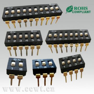 2-12 Positions Ic Type Dip Switch
